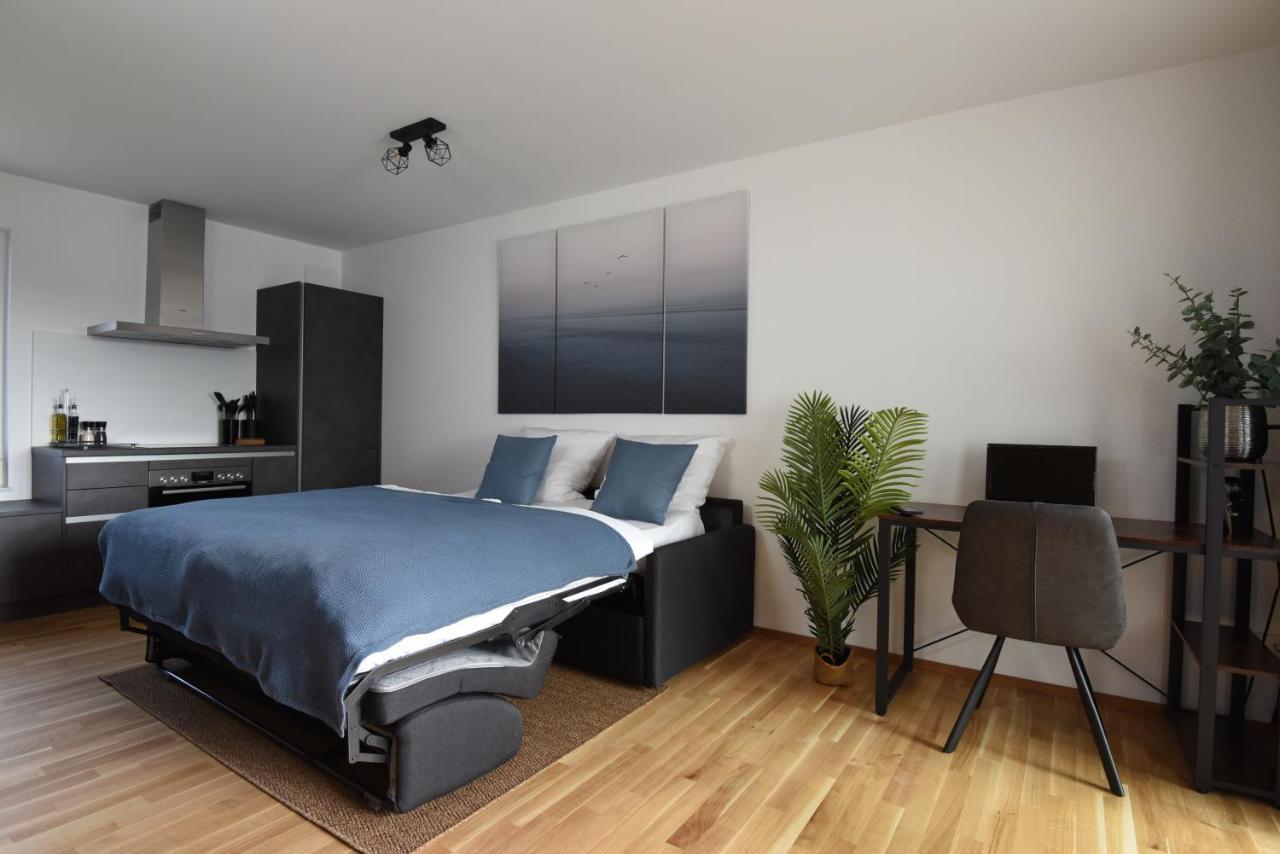 Inhomevision Neubau, Design, Balkon, Barrierefrei, Wlan Markgroningen Bagian luar foto