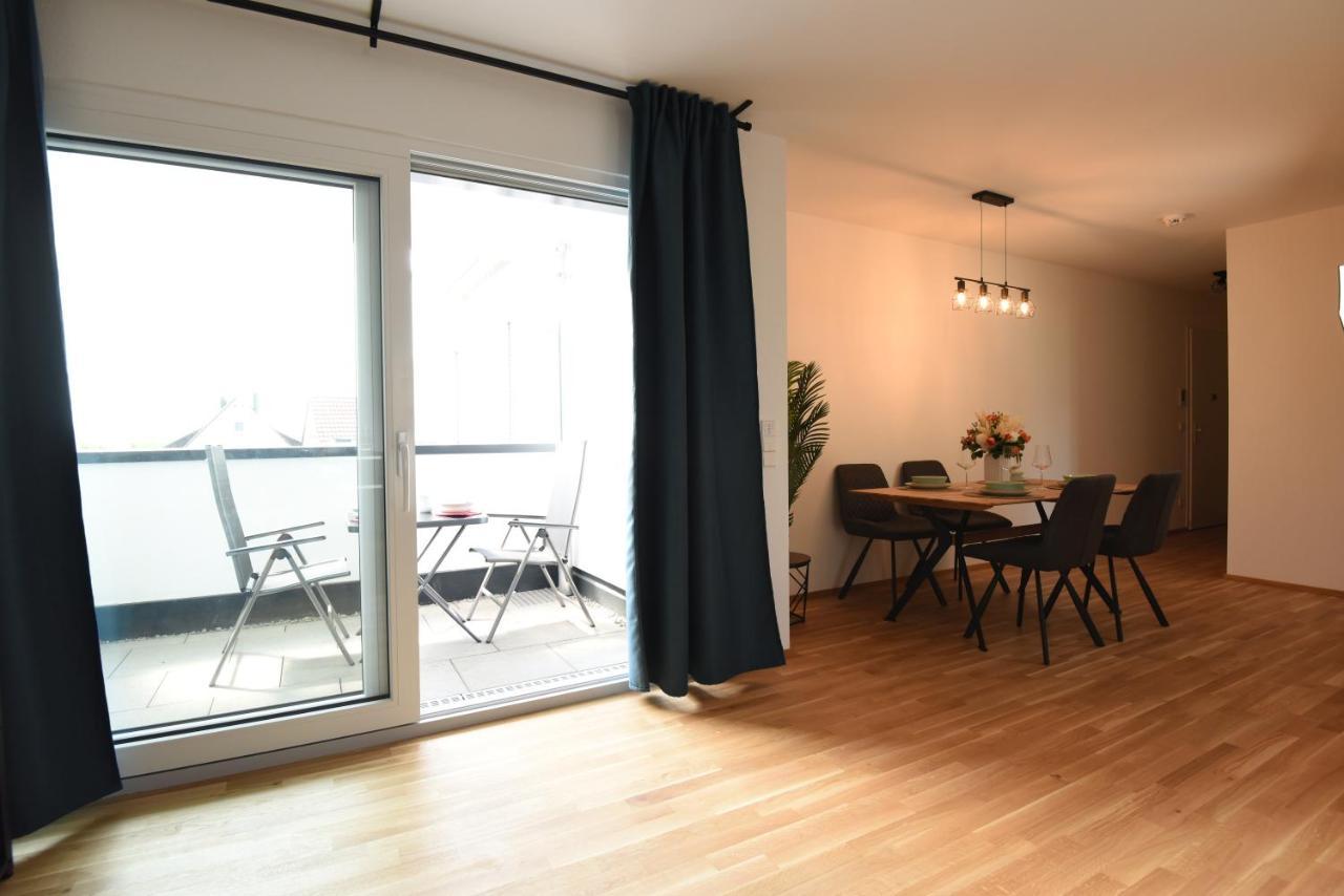 Inhomevision Neubau, Design, Balkon, Barrierefrei, Wlan Markgroningen Bagian luar foto